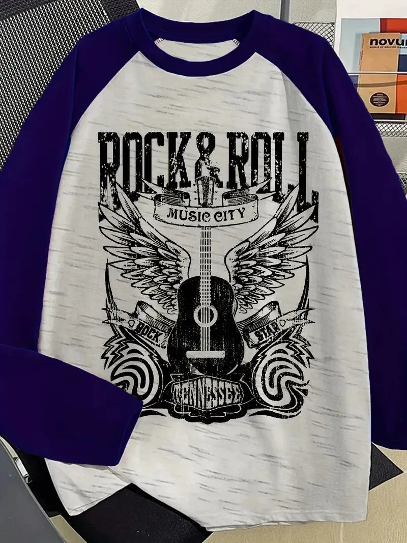 The new men's long-sleeved T-shirt for Spring and Autumn 2025 is casual fashionable and comfortable with 3D pattern printing