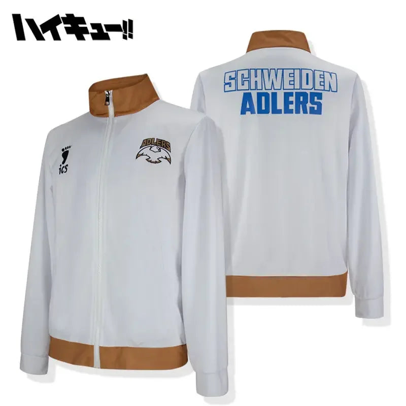Anime Haikyuu Cosplay Haikyu Cosplay Costume Karasuno Aoba Johsai Shiratorizawa MSBY Nekoma Uniform Volleyball Jacket Tracksuit