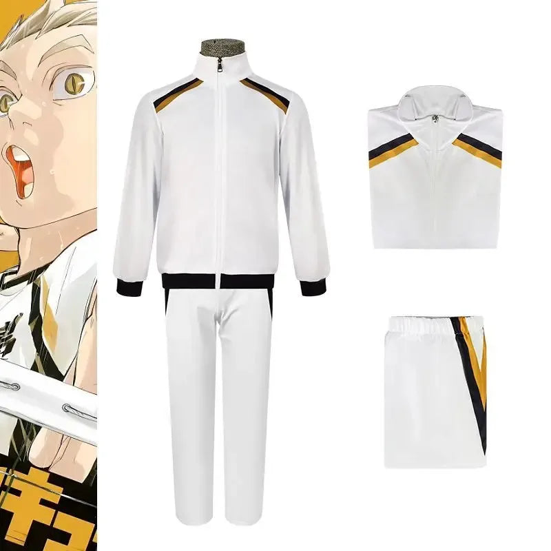 Anime Haikyuu Cosplay Haikyu Cosplay Costume Karasuno Aoba Johsai Shiratorizawa MSBY Nekoma Uniform Volleyball Jacket Tracksuit