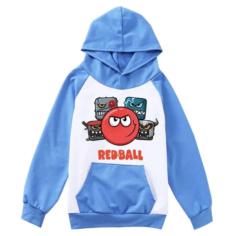 Red Ball 4 Boys Girls Clothing Children Fashion Hoodies and Pant Set Kids RedBall Clothing Spring Autumn Sports Suit Tracksuit