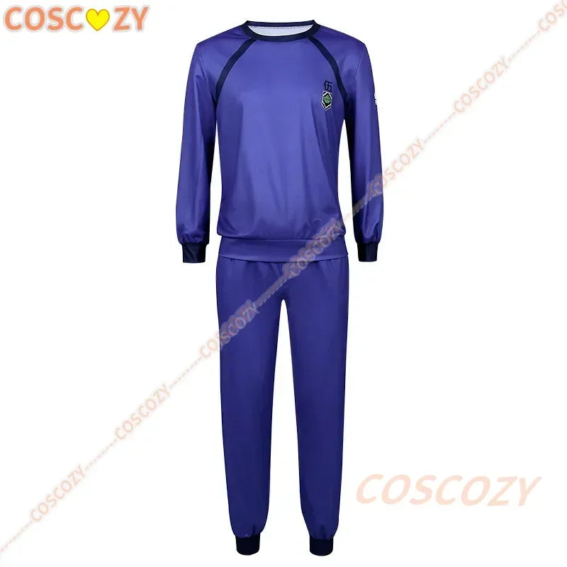 Pajamas Reo Nagi Cosplay Costume  Anime Blue Lock Cosplay Costume Bachira Isagi Chigiri Nightclothes Sportswear Tracksuit