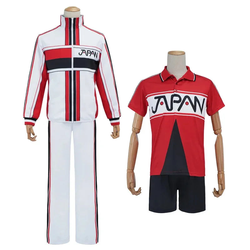 The Prince of Tennis Anime Seiichi Yukimura Ryoma Echizen Cosplay Costume Japan U17 Jerseys Tracksuit Daily Halloweenx;8's,6;