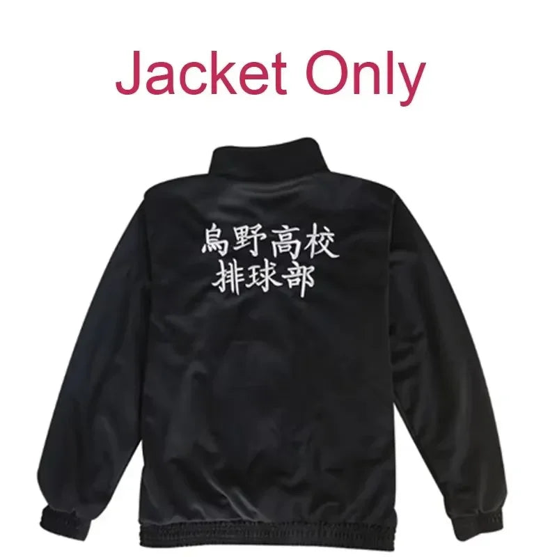 Anime Haikyuu Cosplay Haikyu Cosplay Costume Karasuno Aoba Johsai Shiratorizawa MSBY Nekoma Uniform Volleyball Jacket Tracksuit