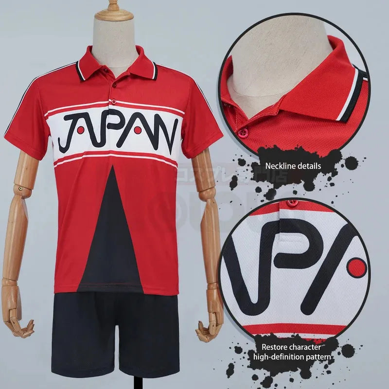 The Prince of Tennis Anime Seiichi Yukimura Ryoma Echizen Cosplay Costume Japan U17 Jerseys Tracksuit Daily Halloweenx;8's,6;