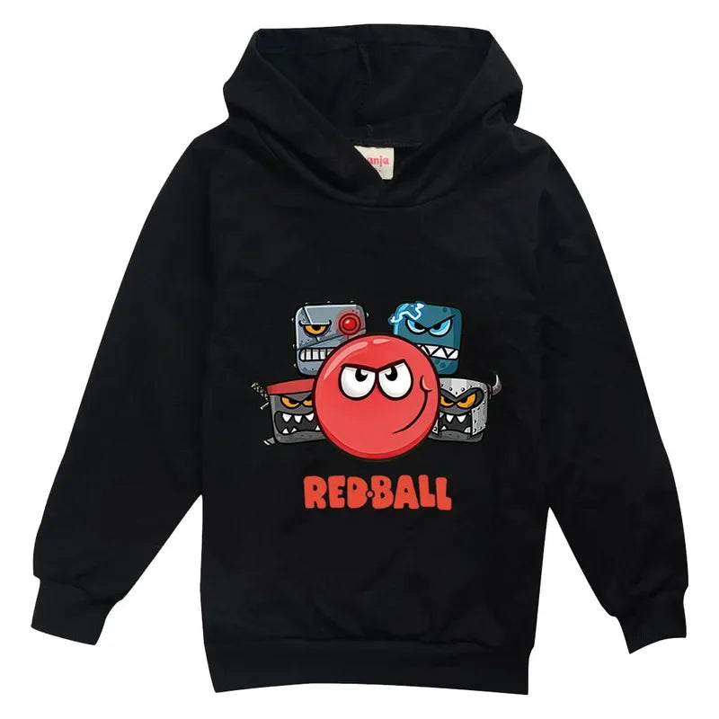 Red Ball 4 Boys Girls Clothing Children Fashion Hoodies and Pant Set Kids RedBall Clothing Spring Autumn Sports Suit Tracksuit