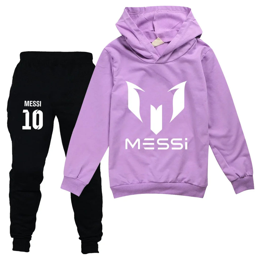 Messing Boys Girls Clothing Sets Children Fashion Hoodies and Pant Set Kids Clothing Spring Autumn Sports Suit Tracksuit