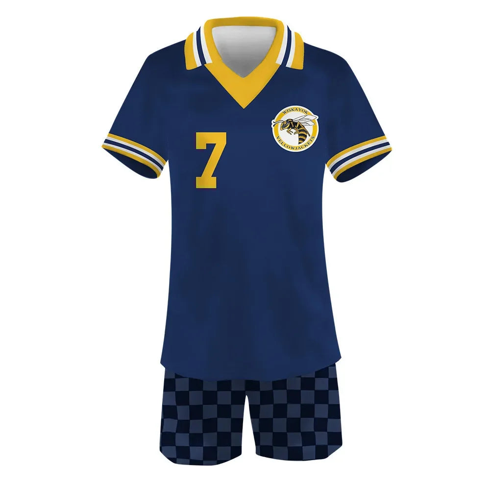 Yellowjackets 3D American Tv Series Unisex Cosplay Costume Set Casual Sleeve Polo + Short Pyjamas Sport Tracksuit Outfits