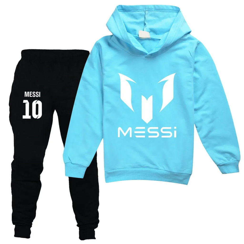 Messing Boys Girls Clothing Sets Children Fashion Hoodies and Pant Set Kids Clothing Spring Autumn Sports Suit Tracksuit