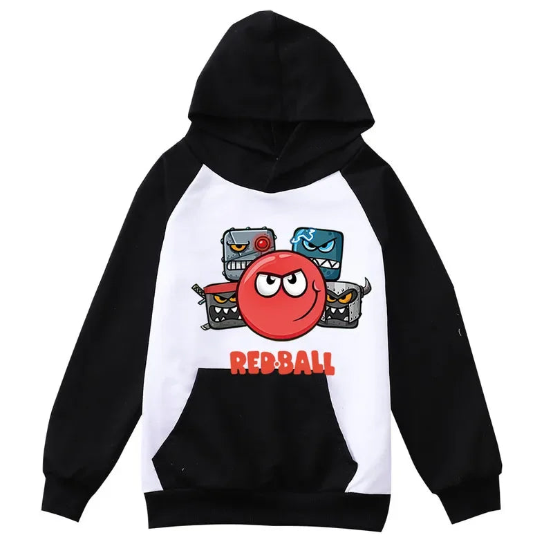 Red Ball 4 Boys Girls Clothing Children Fashion Hoodies and Pant Set Kids RedBall Clothing Spring Autumn Sports Suit Tracksuit