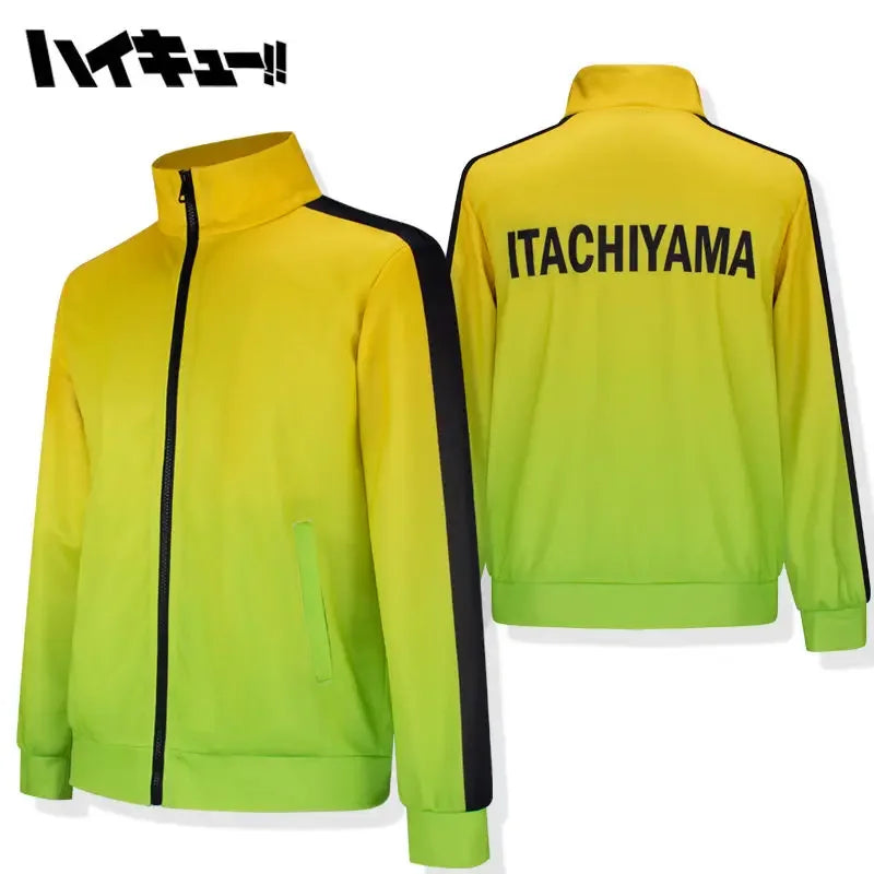 Anime Haikyuu Cosplay Haikyu Cosplay Costume Karasuno Aoba Johsai Shiratorizawa MSBY Nekoma Uniform Volleyball Jacket Tracksuit