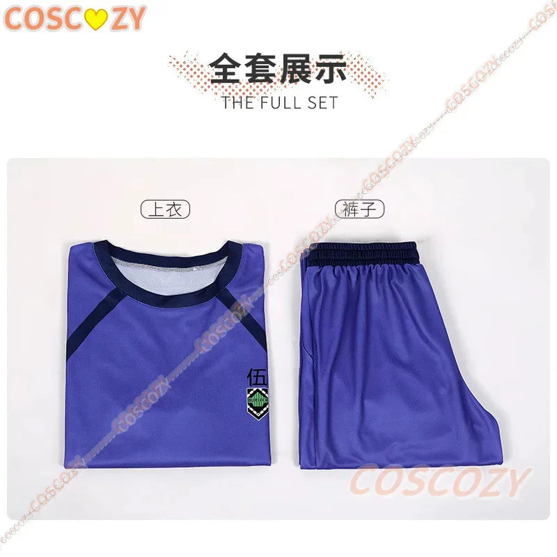 Pajamas Reo Nagi Cosplay Costume  Anime Blue Lock Cosplay Costume Bachira Isagi Chigiri Nightclothes Sportswear Tracksuit