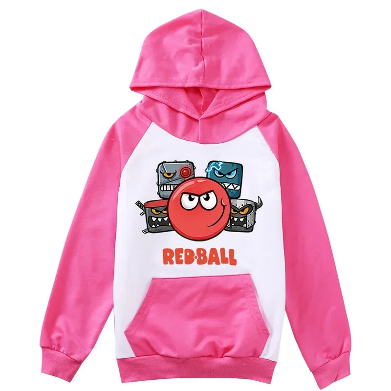 Red Ball 4 Boys Girls Clothing Children Fashion Hoodies and Pant Set Kids RedBall Clothing Spring Autumn Sports Suit Tracksuit