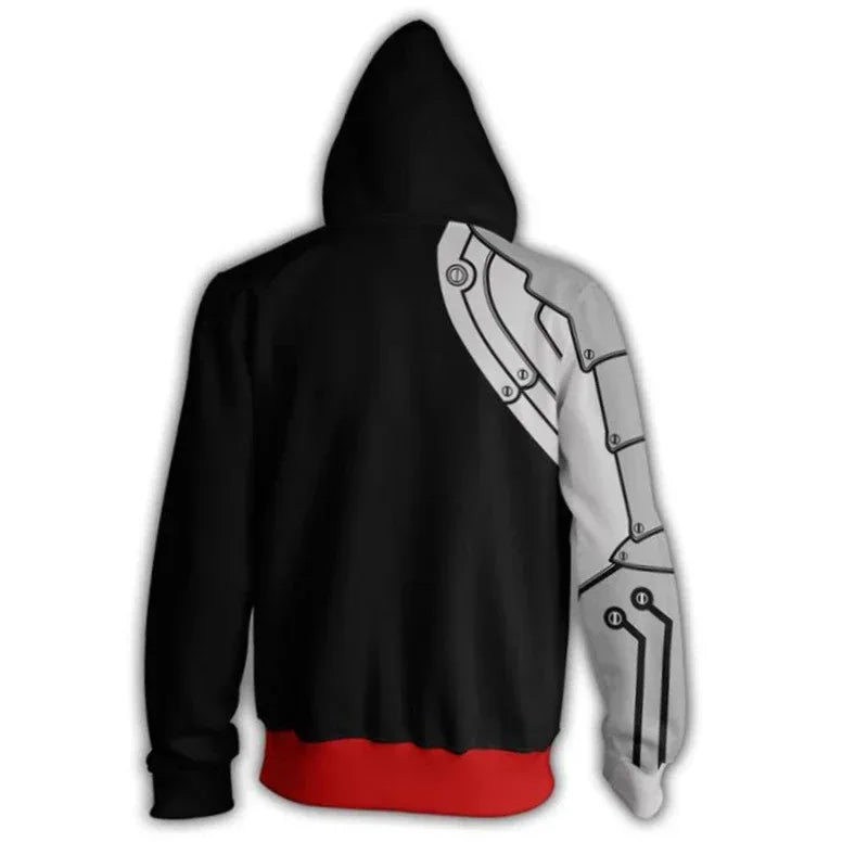 2025 New Fullmetal Alchemist Edward Elric's Autumn Zipper Jacket Hoodie Coat Anime Cosplay Sweatshirts Tracksuits Tops Cl ☆wrl☆