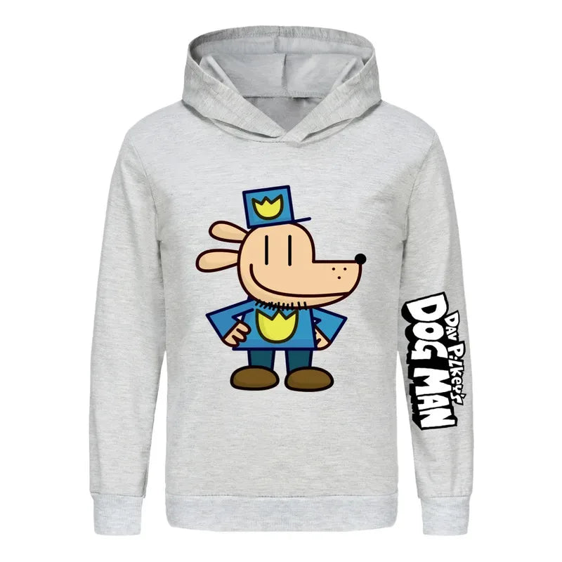 Dog Man Kids Costume Boys Fashion Hoodies and Pants Set Anime Dogman Long Sleeve Sweatshirts Spring Autumn Sportswear Tracksuits