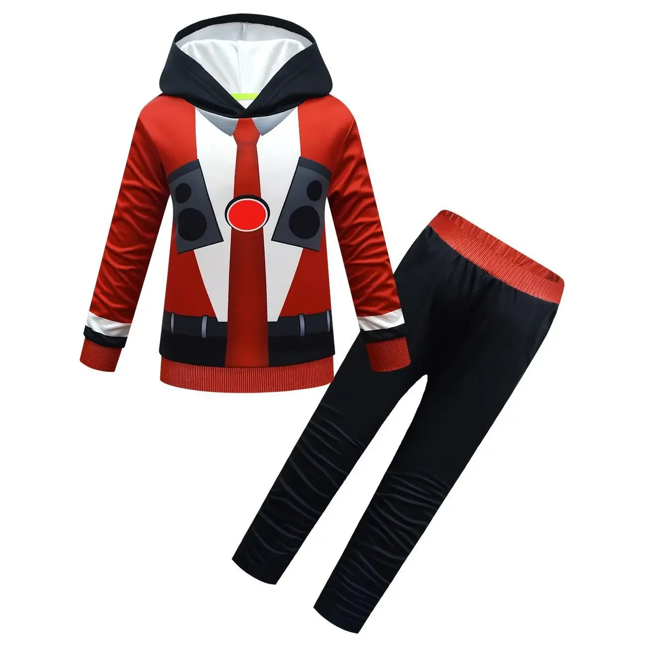Skibidi Toilet Child Kids Speaker Man Titan Speakerman Costume Cosplay Halloween Hoodie Pants Boy Tracksuit Sports lf[5