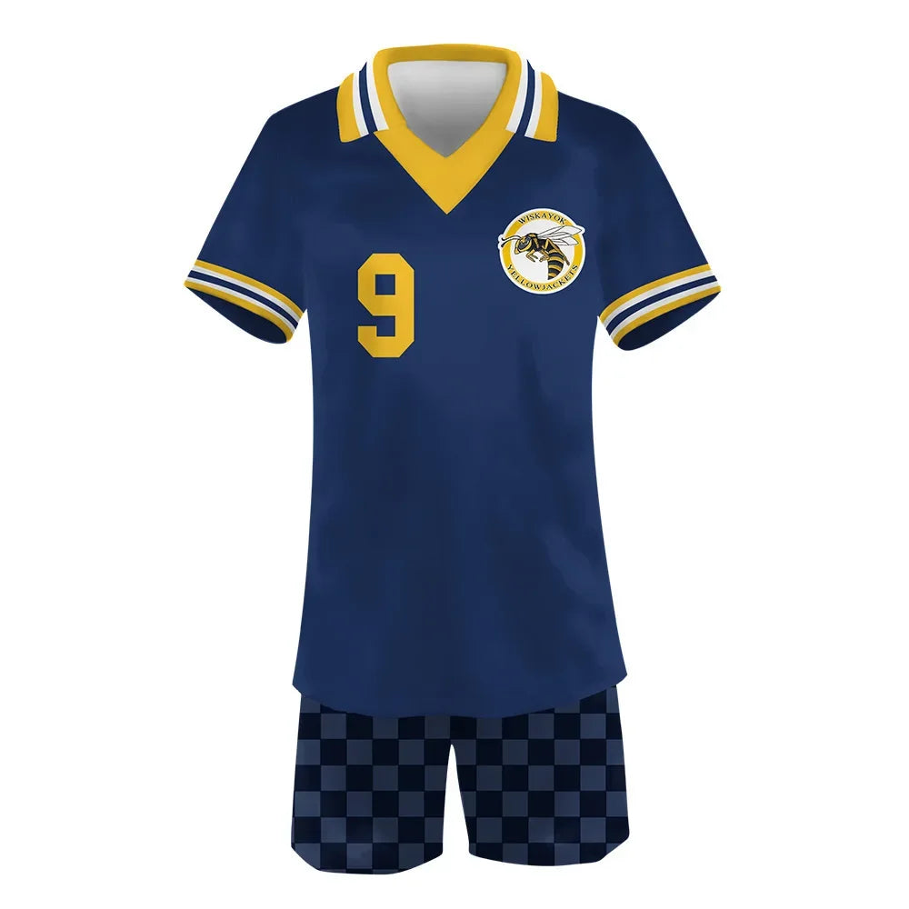 Yellowjackets 3D American Tv Series Unisex Cosplay Costume Set Casual Sleeve Polo + Short Pyjamas Sport Tracksuit Outfits