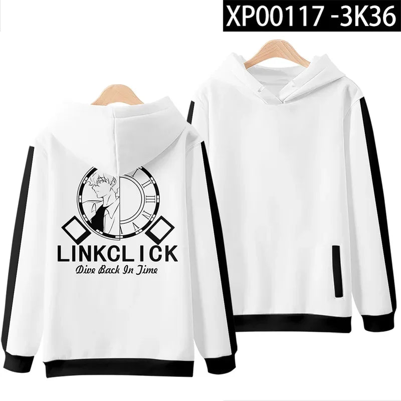 sisi 2233Link Click Anime Shiguang Daili Ren Lu Guang Cosplay Hoodie Hip Hop Graphic Sweatshirt Streetwear Casual Tracksuit