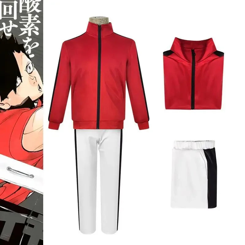 Anime Haikyuu Cosplay Haikyu Cosplay Costume Karasuno Aoba Johsai Shiratorizawa MSBY Nekoma Uniform Volleyball Jacket Tracksuit