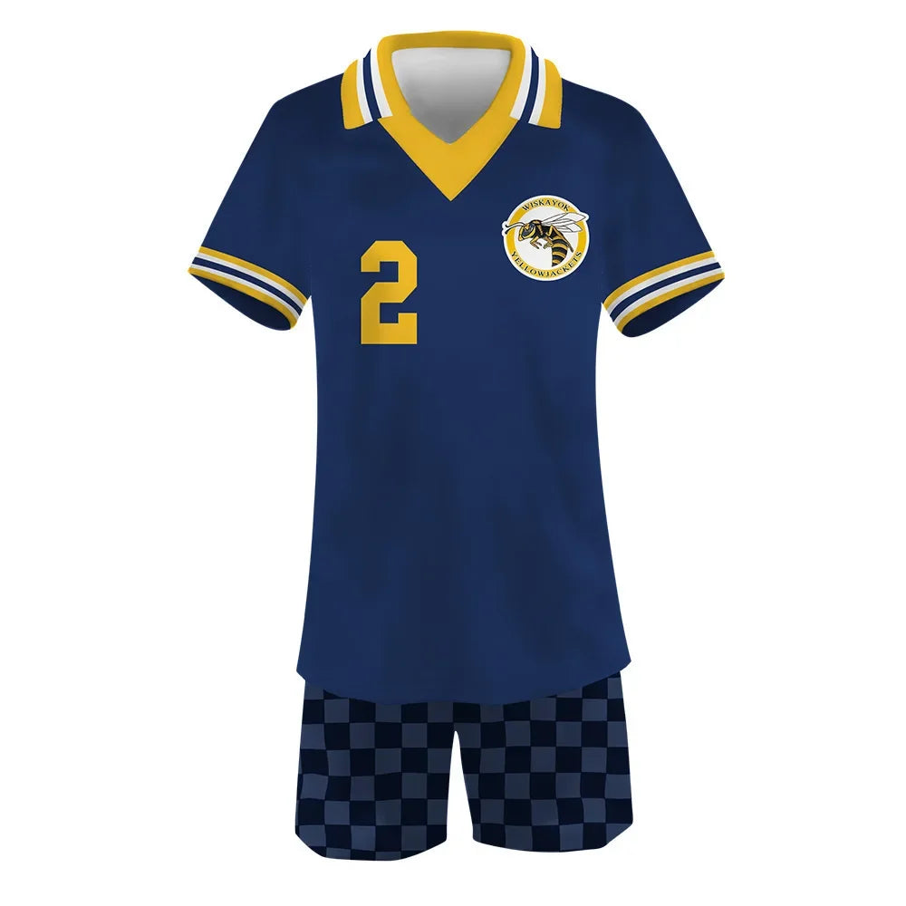 Yellowjackets 3D American Tv Series Unisex Cosplay Costume Set Casual Sleeve Polo + Short Pyjamas Sport Tracksuit Outfits