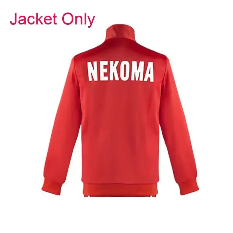 Anime Haikyuu Cosplay Haikyu Cosplay Costume Karasuno Aoba Johsai Shiratorizawa MSBY Nekoma Uniform Volleyball Jacket Tracksuit