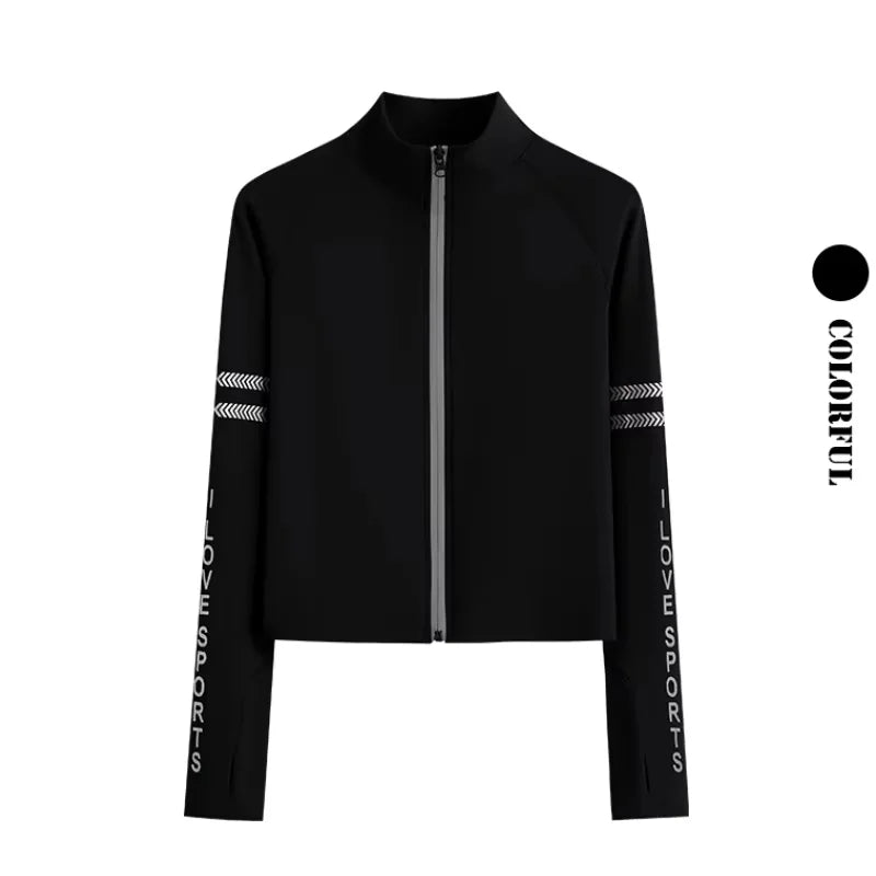 DRUR Two Piece Workout Set Women Bodycon Tracksuit Long Sleeve Running Jacket Matching Jogger Pants Gym Fitness Clothing Outfits