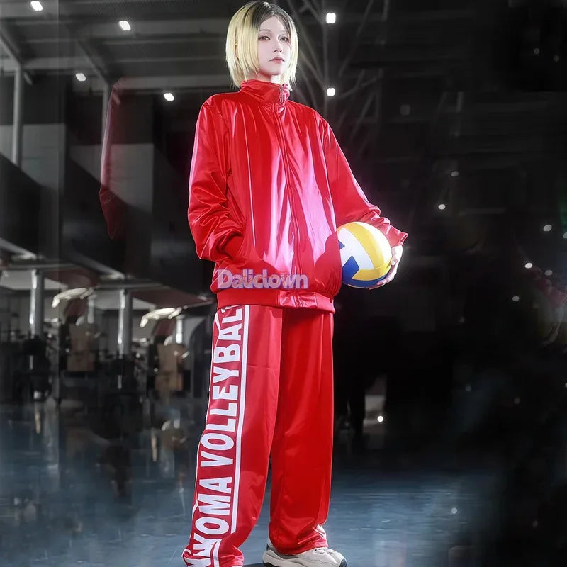 Anime Haikyuu Cosplay Haikyu Cosplay Costume Karasuno Aoba Johsai Shiratorizawa MSBY Nekoma Uniform Volleyball Jacket Tracksuit