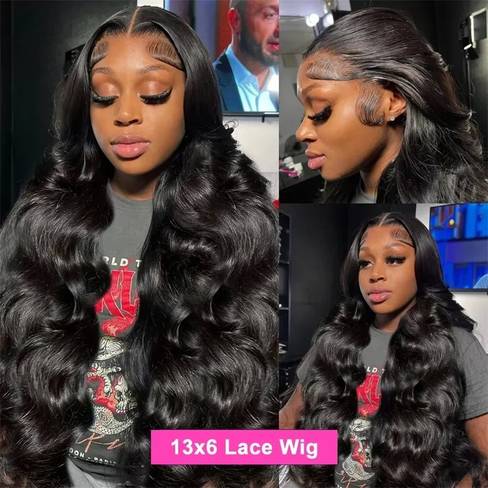 13x6 13x4 Hd Lace Frontal Wig 7x6 Lace Front Human Hair Wigs For Black Women 30 32 46 Inch Body Wave Brazilian Human Hair Wig