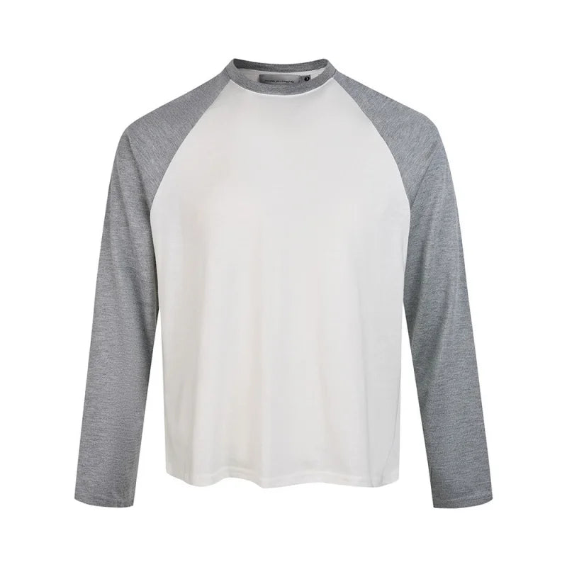 EME Merino Wool Long Sleeve Retro Basic Casual Crew Neck Raglan Sleeve Base Shirt T-Shirt Top for Men and Women