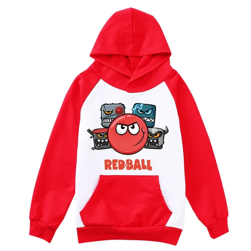 Red Ball 4 Boys Girls Clothing Children Fashion Hoodies and Pant Set Kids RedBall Clothing Spring Autumn Sports Suit Tracksuit