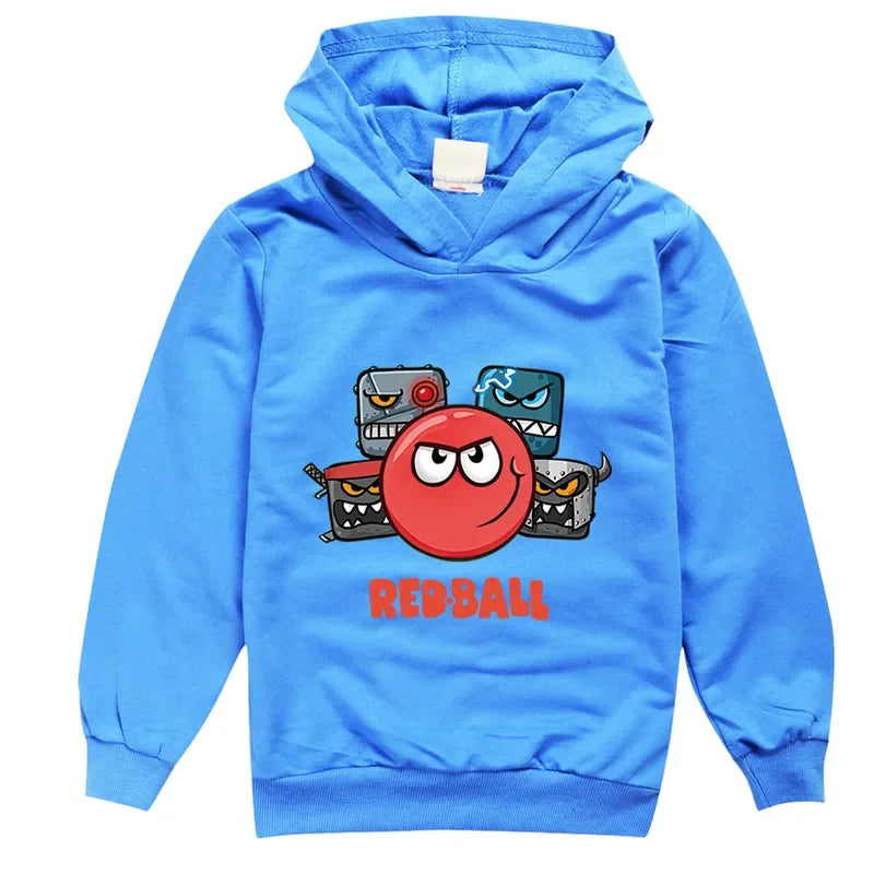 Red Ball 4 Boys Girls Clothing Children Fashion Hoodies and Pant Set Kids RedBall Clothing Spring Autumn Sports Suit Tracksuit