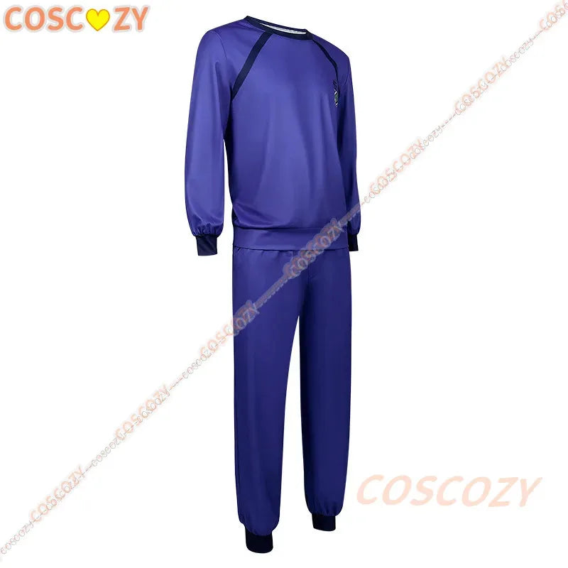 Pajamas Reo Nagi Cosplay Costume  Anime Blue Lock Cosplay Costume Bachira Isagi Chigiri Nightclothes Sportswear Tracksuit