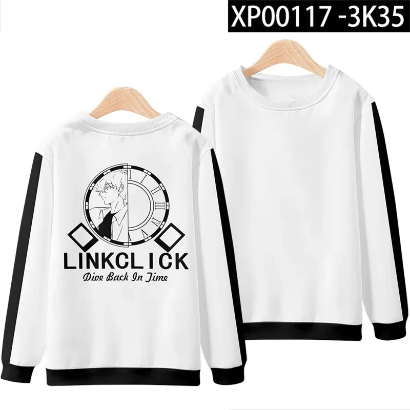 sisi 2233Link Click Anime Shiguang Daili Ren Lu Guang Cosplay Hoodie Hip Hop Graphic Sweatshirt Streetwear Casual Tracksuit