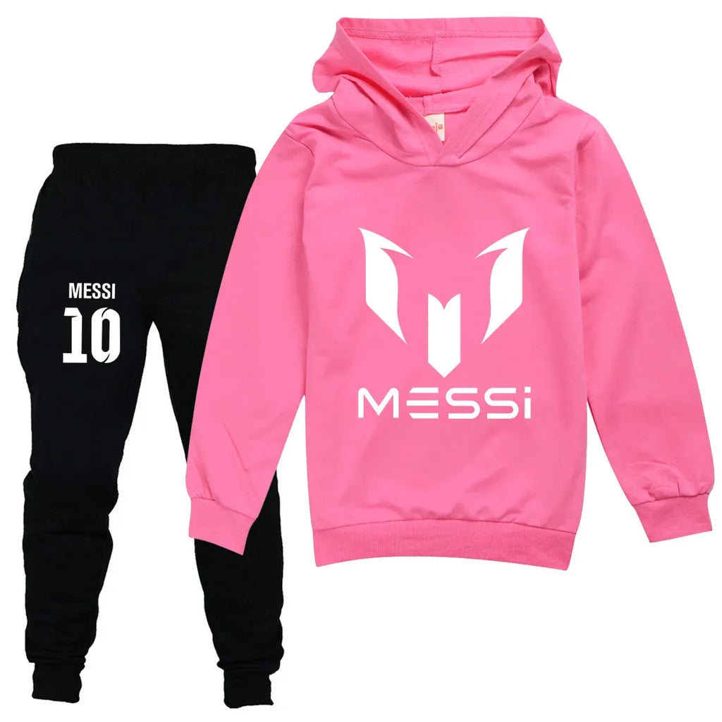 Messing Boys Girls Clothing Sets Children Fashion Hoodies and Pant Set Kids Clothing Spring Autumn Sports Suit Tracksuit