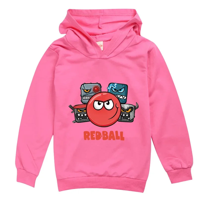 Red Ball 4 Boys Girls Clothing Children Fashion Hoodies and Pant Set Kids RedBall Clothing Spring Autumn Sports Suit Tracksuit