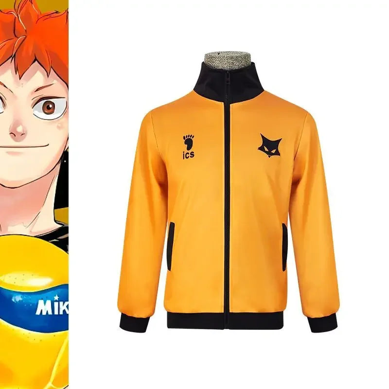 Anime Haikyuu Cosplay Haikyu Cosplay Costume Karasuno Aoba Johsai Shiratorizawa MSBY Nekoma Uniform Volleyball Jacket Tracksuit